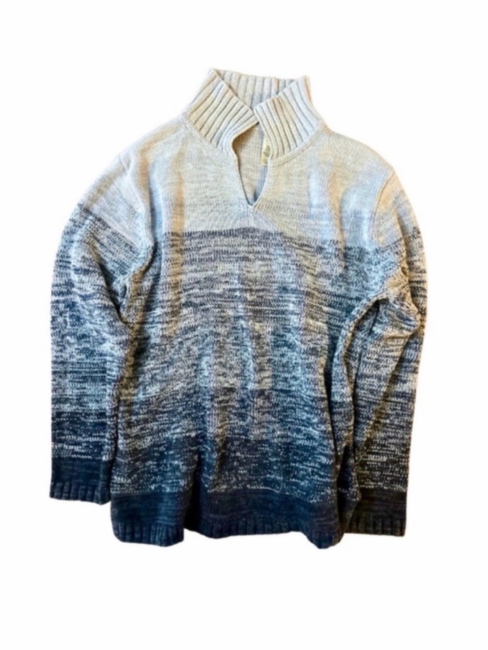 Liz Claiborne Ombré V-Neck Sweater
